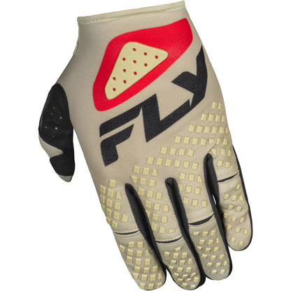 Kinetic Sym Gloves Light Grey/Red/Black Xs