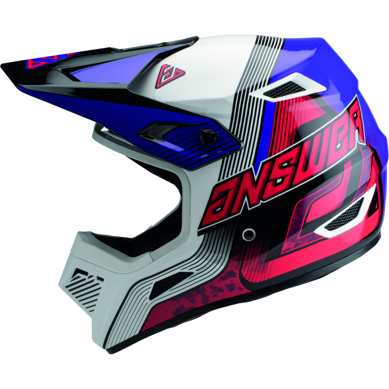 
                      
                        Answer AR1 Vendetta Helmet Red/White/Purple Youth - Small
                      
                    