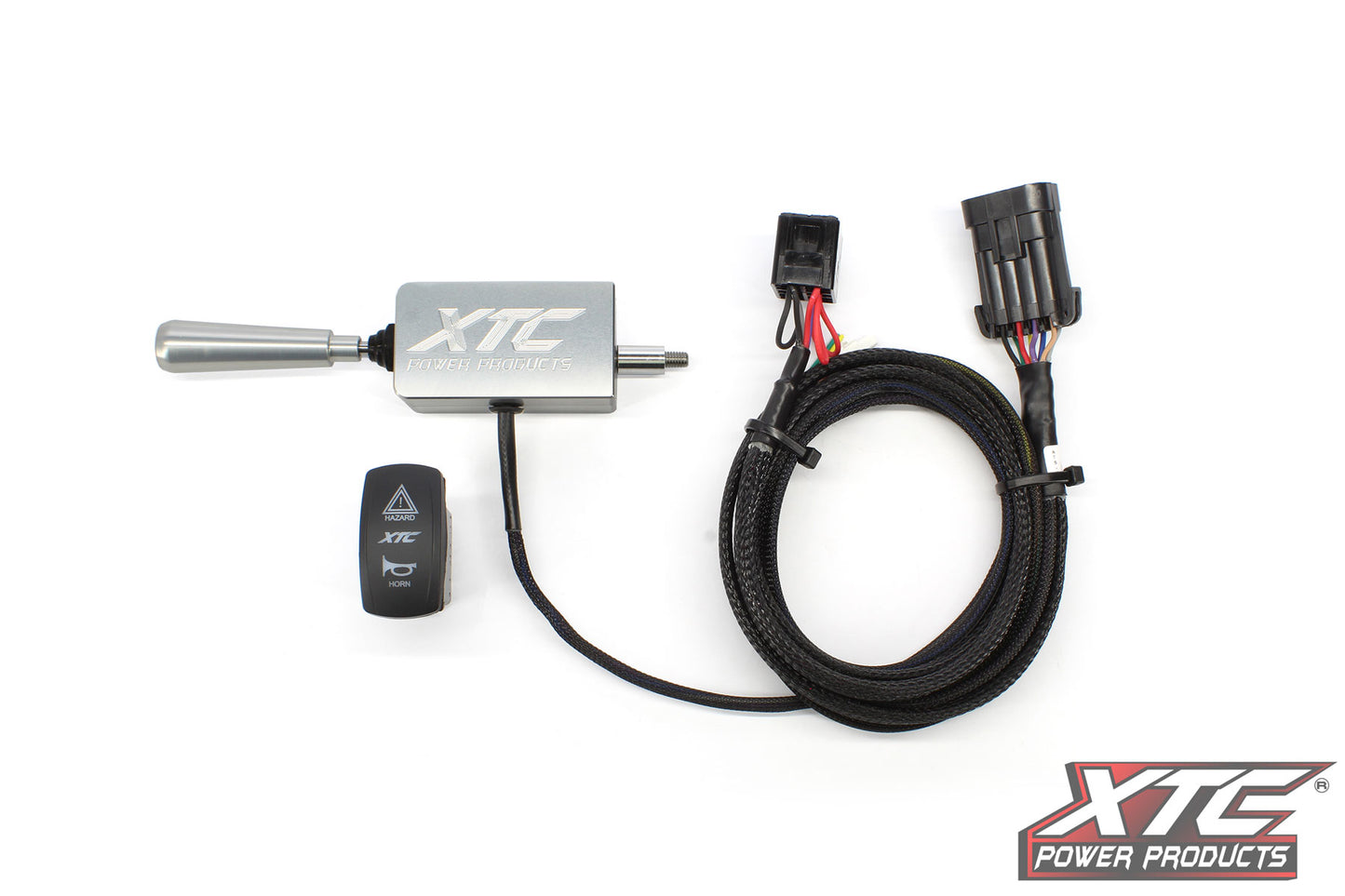 Auto Turn Signal Kit W/ Billet Lever And Front Drl Lights Can