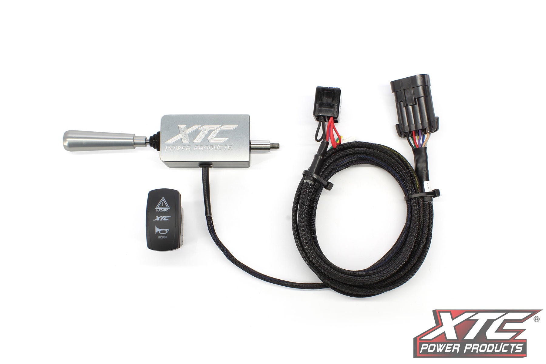 Auto Turn Signal Kit W/ Billet Lever And Front Drl Lights Can