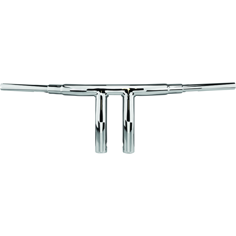 Bikers Choice Throttle By Wire Chrome 8.5 Inch Pullback 1.5 Inch Fat Riser Tbar Handlebar Custom