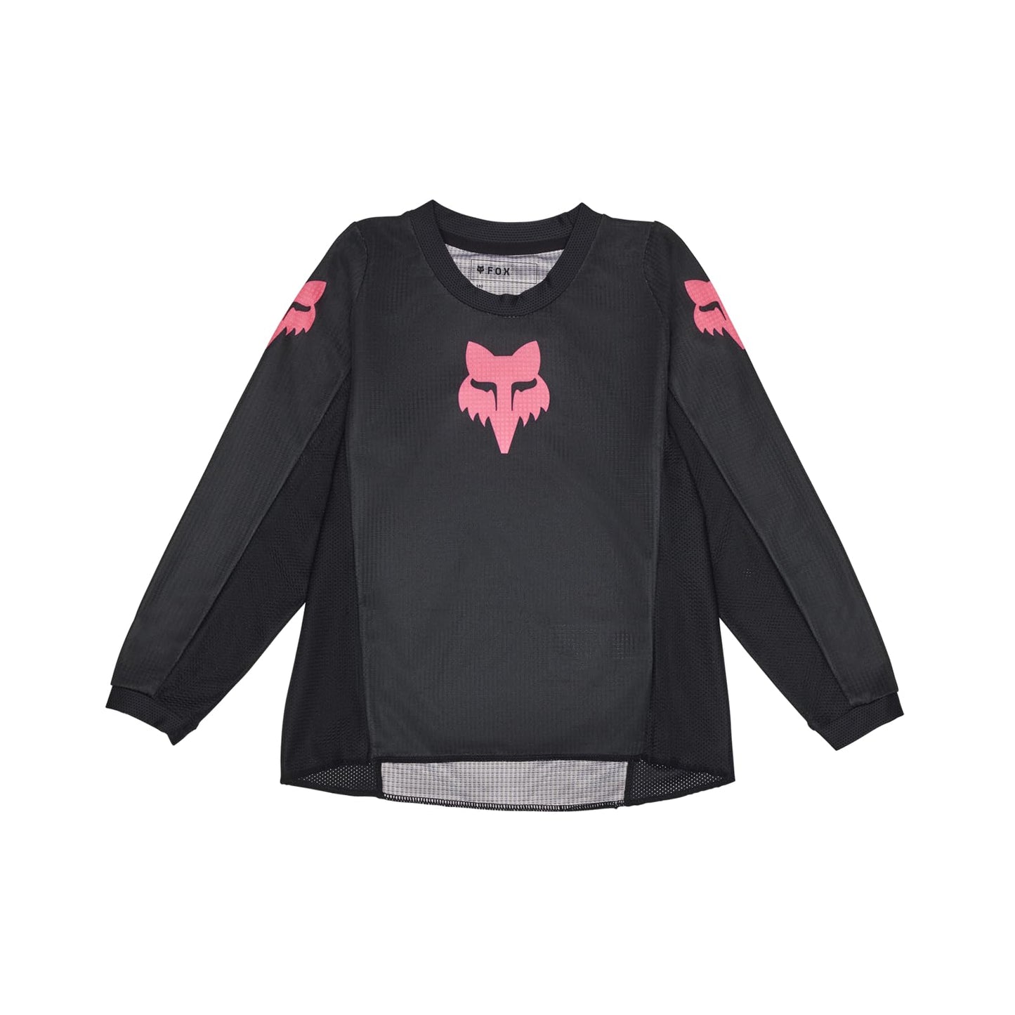 Fox Racing KIDS GIRLS BLACKOUT MOTOCROSS JERSEY, BLACK/BLACK, KIDS SMALL