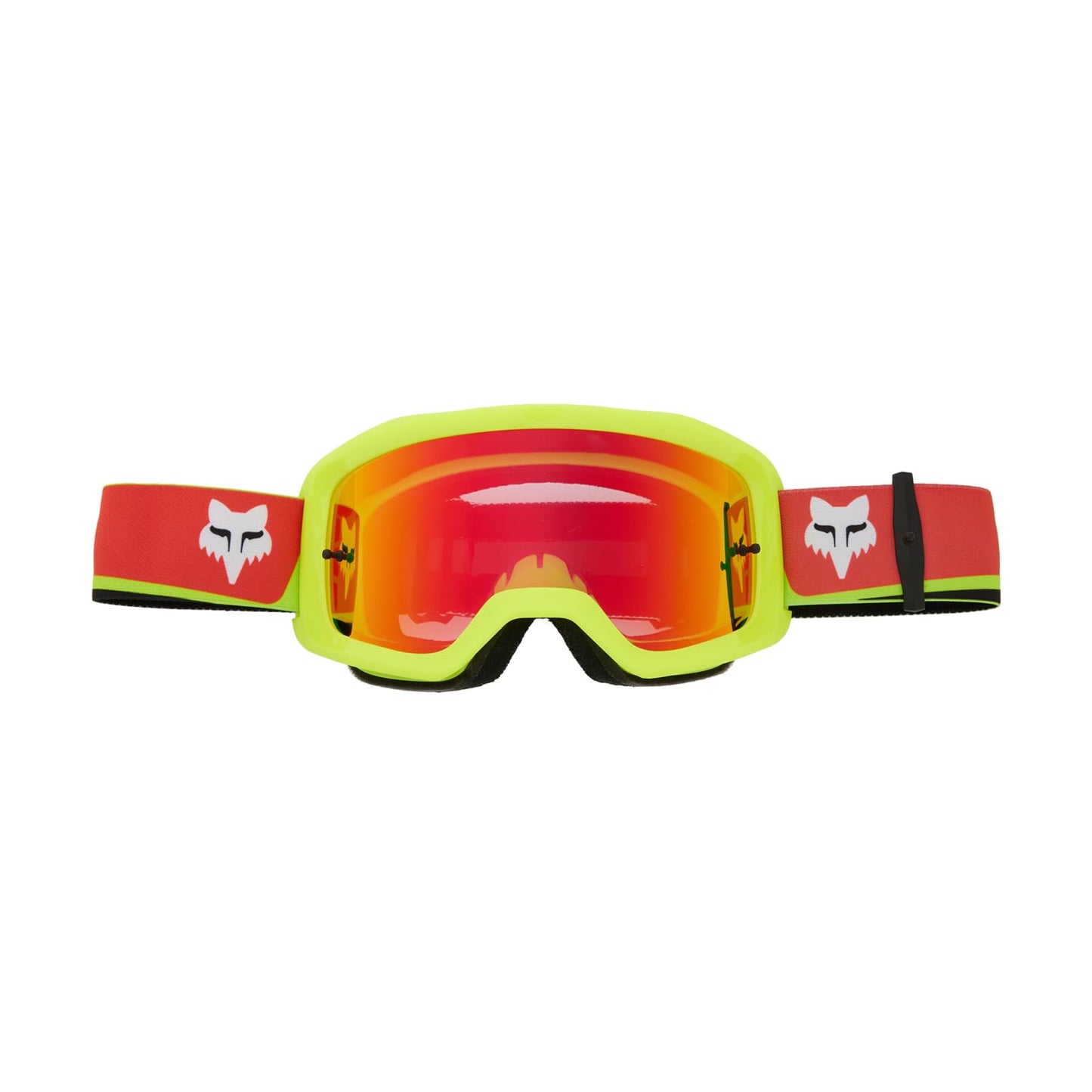 Fox Racing YOUTH MAIN MOTOCROSS GOGGLE, BALLAST BLACK/RED - SPARK MIRRORED LENS