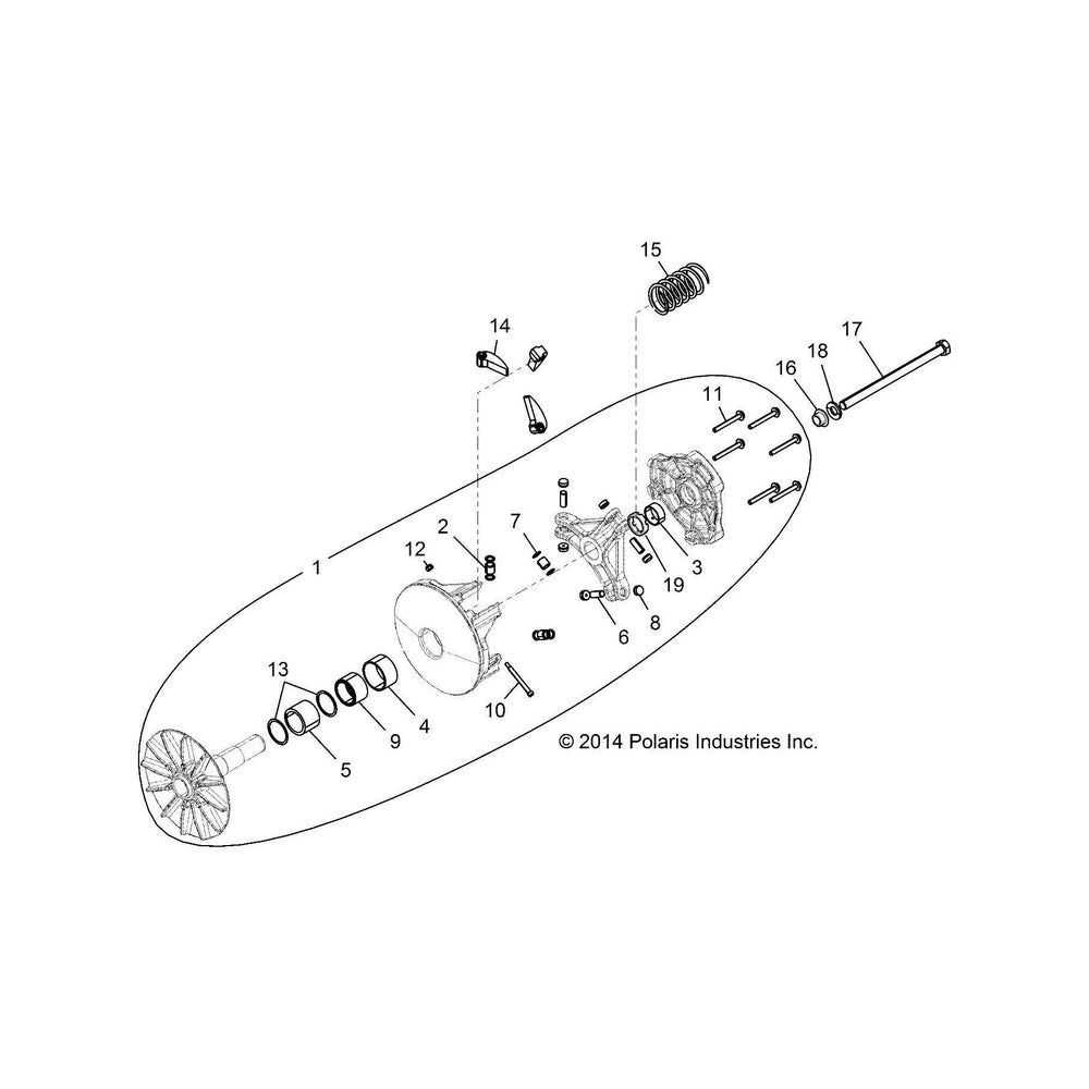 
                      
                        Polaris OEM Primary Clutch Spring 2014-2019 Ranger XP 900 Crew 900 7044111
                      
                    