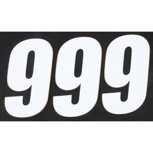 Number 9 White 6" 3/Pk