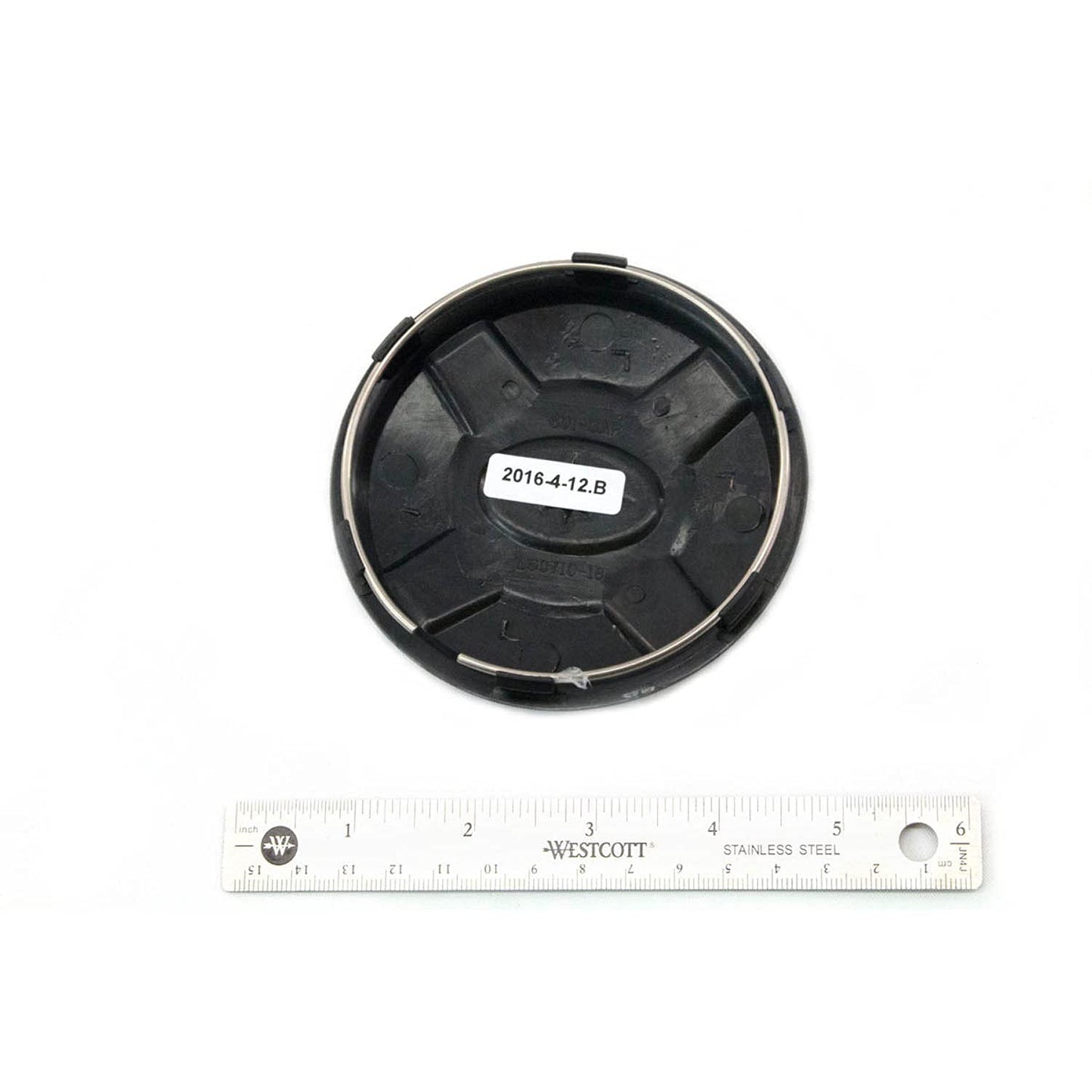 Polaris ATV Hub Cover, Flash Black, Genuine OEM Part 5438120-655, Qty 1
