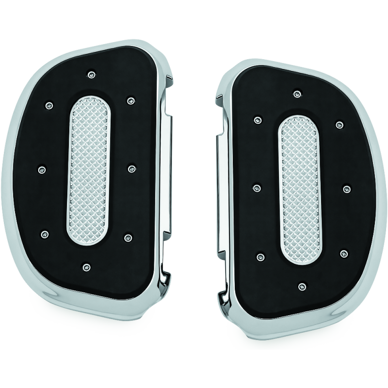 Kuryakyn Heavy Industry Passenger Floorboards Touring Models Chrome