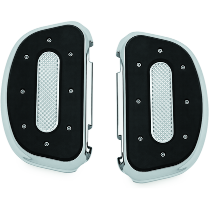 Kuryakyn Heavy Industry Passenger Floorboards Touring Models Chrome