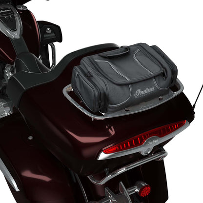 Indian Motorcycle Spirit Lake Rack Bag, Black - 2889145-VBA