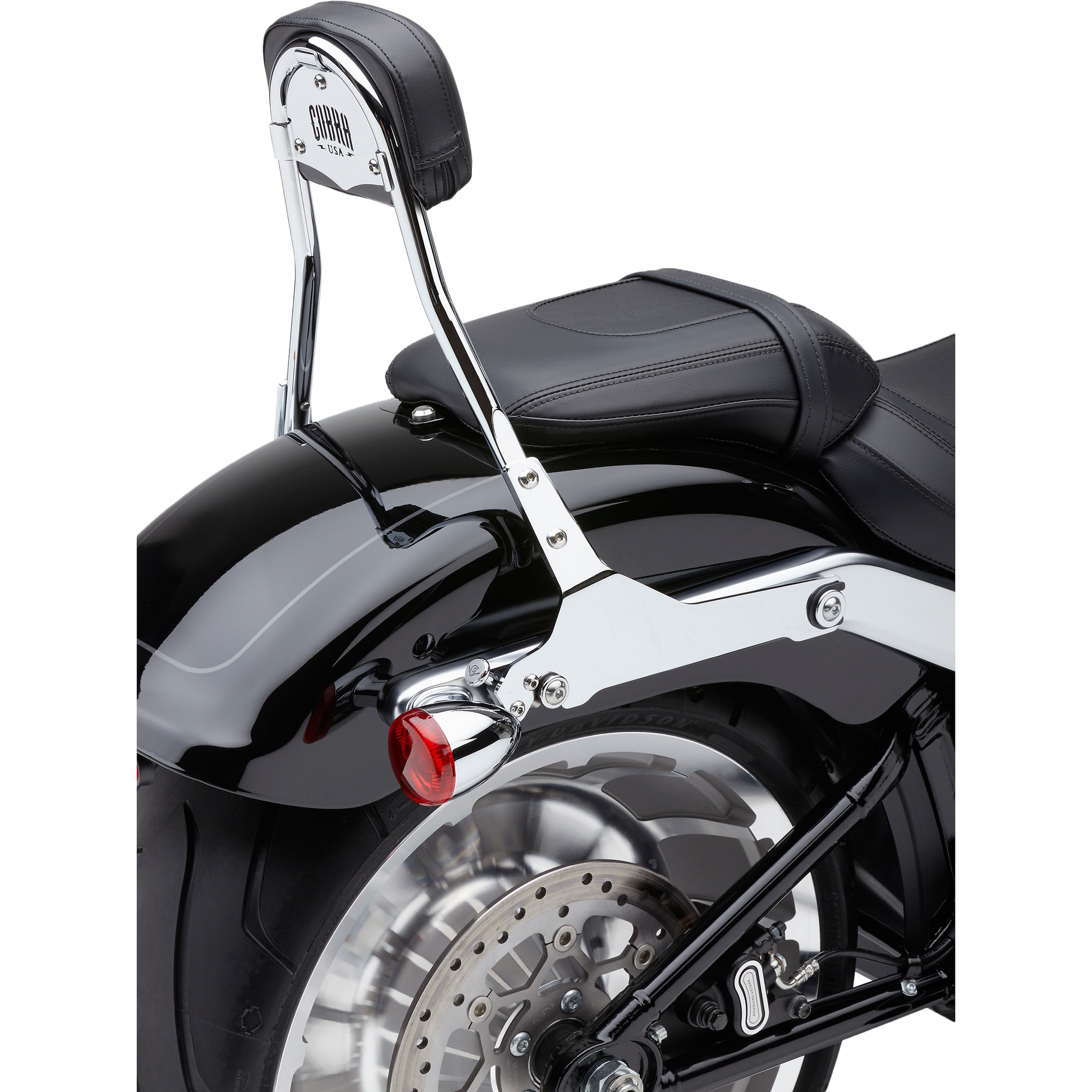 Detachable Backrest Round Chrome Flfb/S  Fxbr/S 18 22