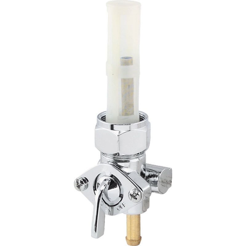 Bikers Choice 75-06 Big Twin & XL Chrome 22MM Straight Down Outlet Petcock Replaces H-D 62163-75