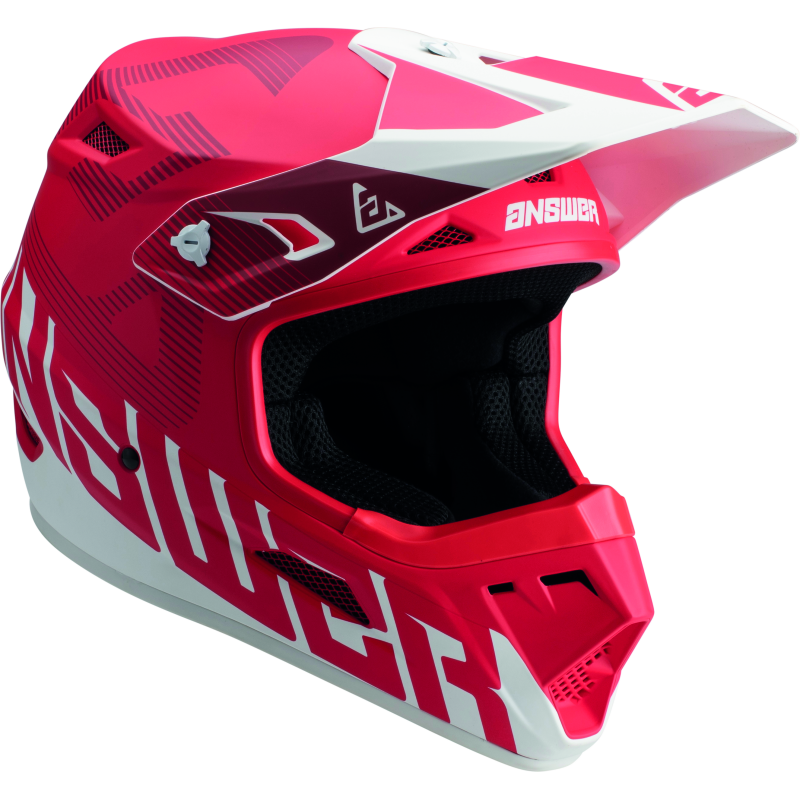 Answer AR1 V2 Bold Helmet Red/White - Medium