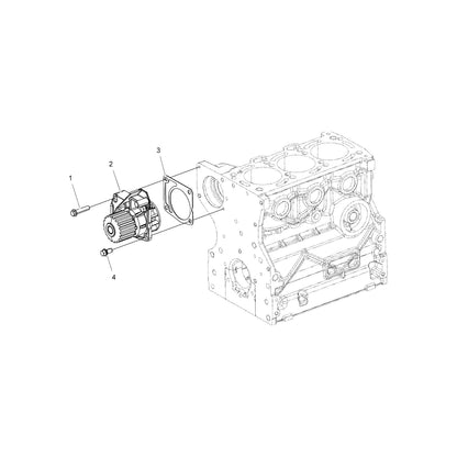 Polaris Ranger Complete Waterpump, Genuine OEM Part 3040123, Qty 1