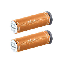 Indian Motorcycle Handlebar Grips, Desert Tan Genuine Leather, for Specific Chieftain, Chief, Challenger, Roadmaster, Springfield, Pursuit Models and More, Pair, Comfortable Grip - 2879999-05