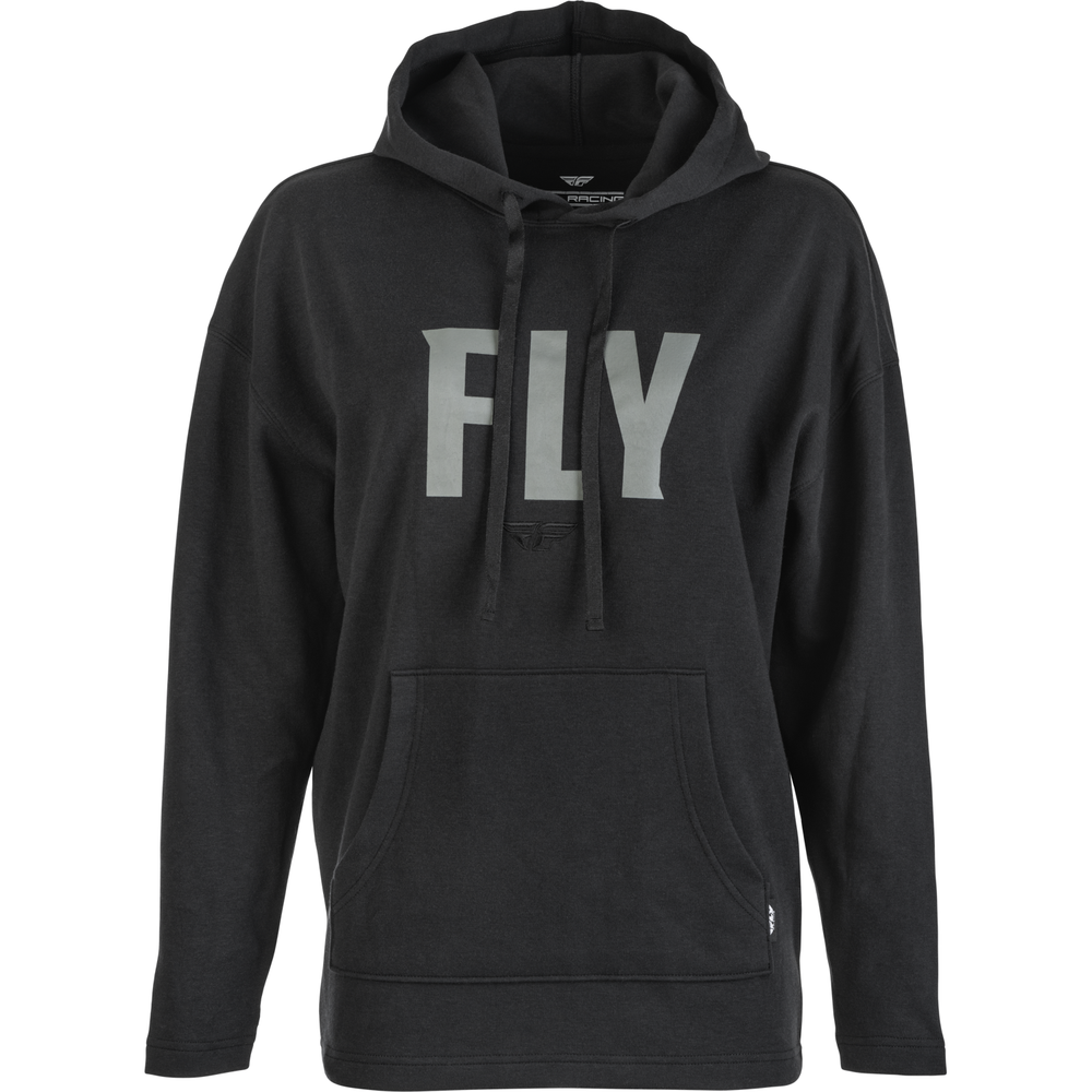 Women's Fly Weekender Hoodie Black/Grey Lg