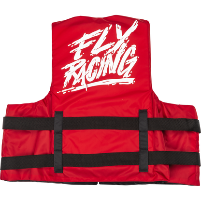 Nylon Flotation Vest Red/White Xs