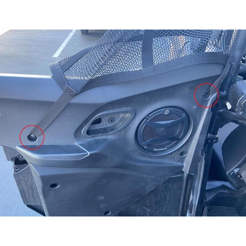 PRP Kawasaki KRX 4 Mesh Window Net Set (Rear)