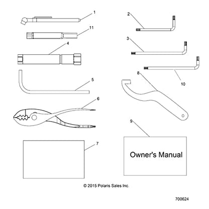 Polaris RZR MAN-OWN,19 RZ 64 1000XP/4 GERM [S99FK], Genuine OEM Part 9929243-DE, Qty 1