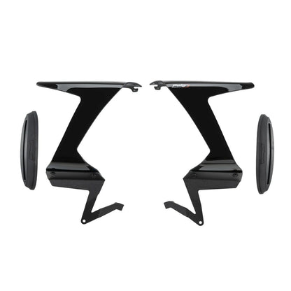Race Side Spoilers Black Kaw