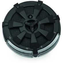 Kuryakyn Alley Cat Fuel & Battery Gauge Gloss Black