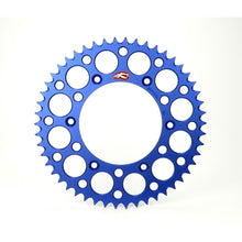 Renthal 15-22 Yamaha WR 250F/ YZ 250F/FX/ 2005 YZ450F Rear Grooved Sprocket - Blue 520-51P Teeth