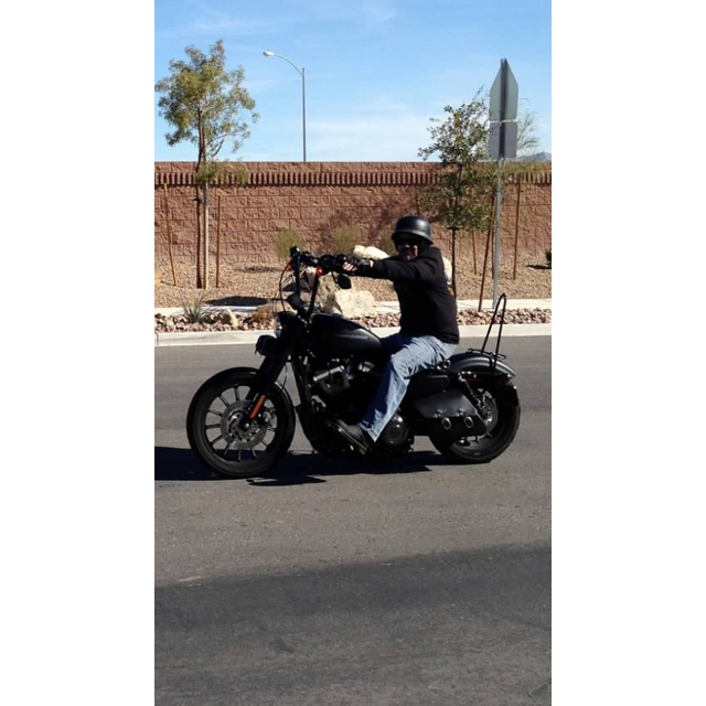 Narrow 12" Apehangers 1" Black