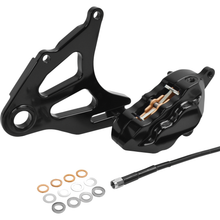 4 Pist Rear Caliper Kit Black St 18 Up