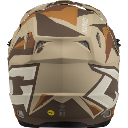 Mx 96 Splinter Helmet Matte Brown/Tan/White  Xs