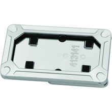Kuryakyn Nova Side Mount License Plate Frame Gloss Chrome
