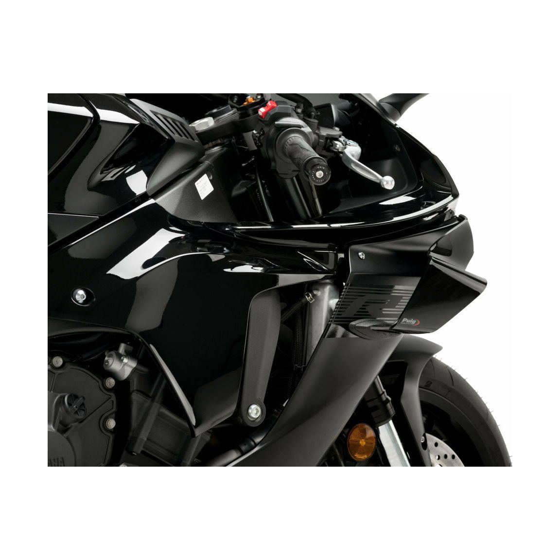 Front Gp Spoiler Black Yam