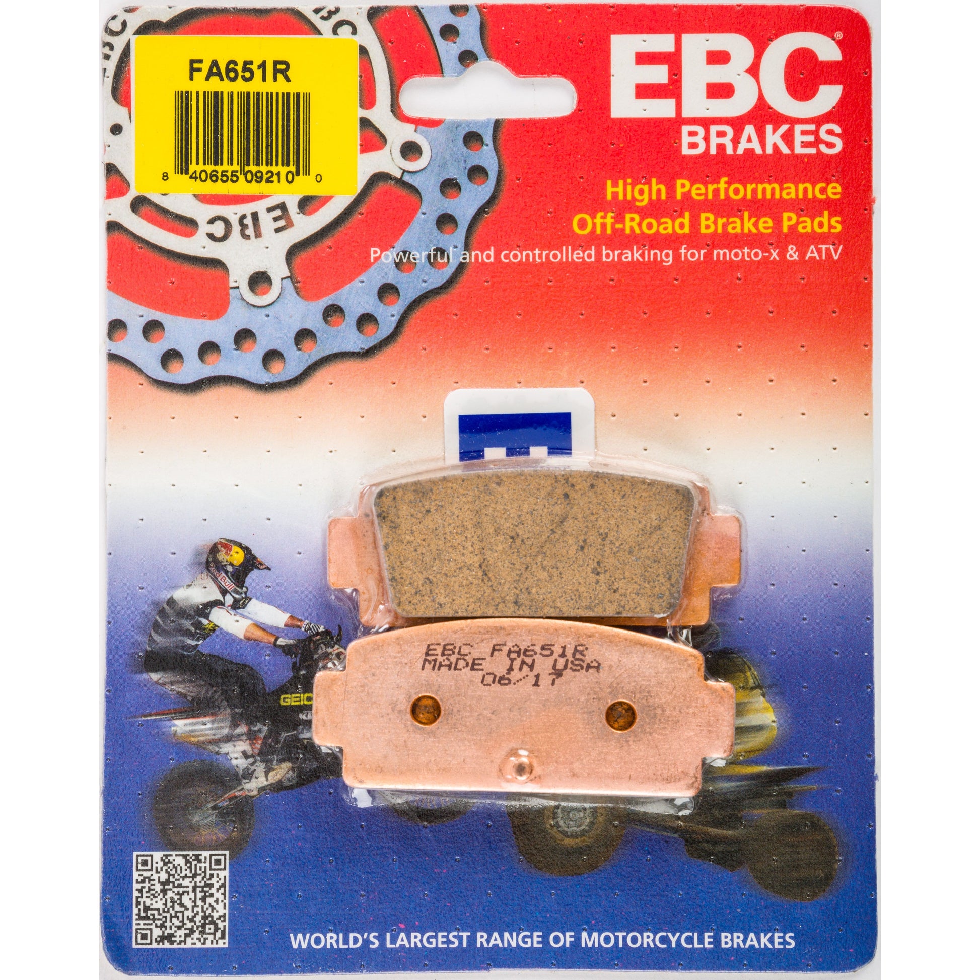 Brake Pads Fa651r Sintered R Series