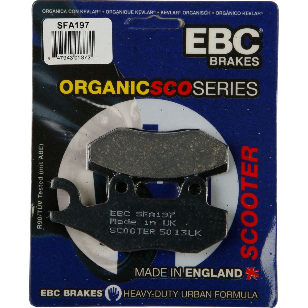 Brake Pads Sfa197 Organic