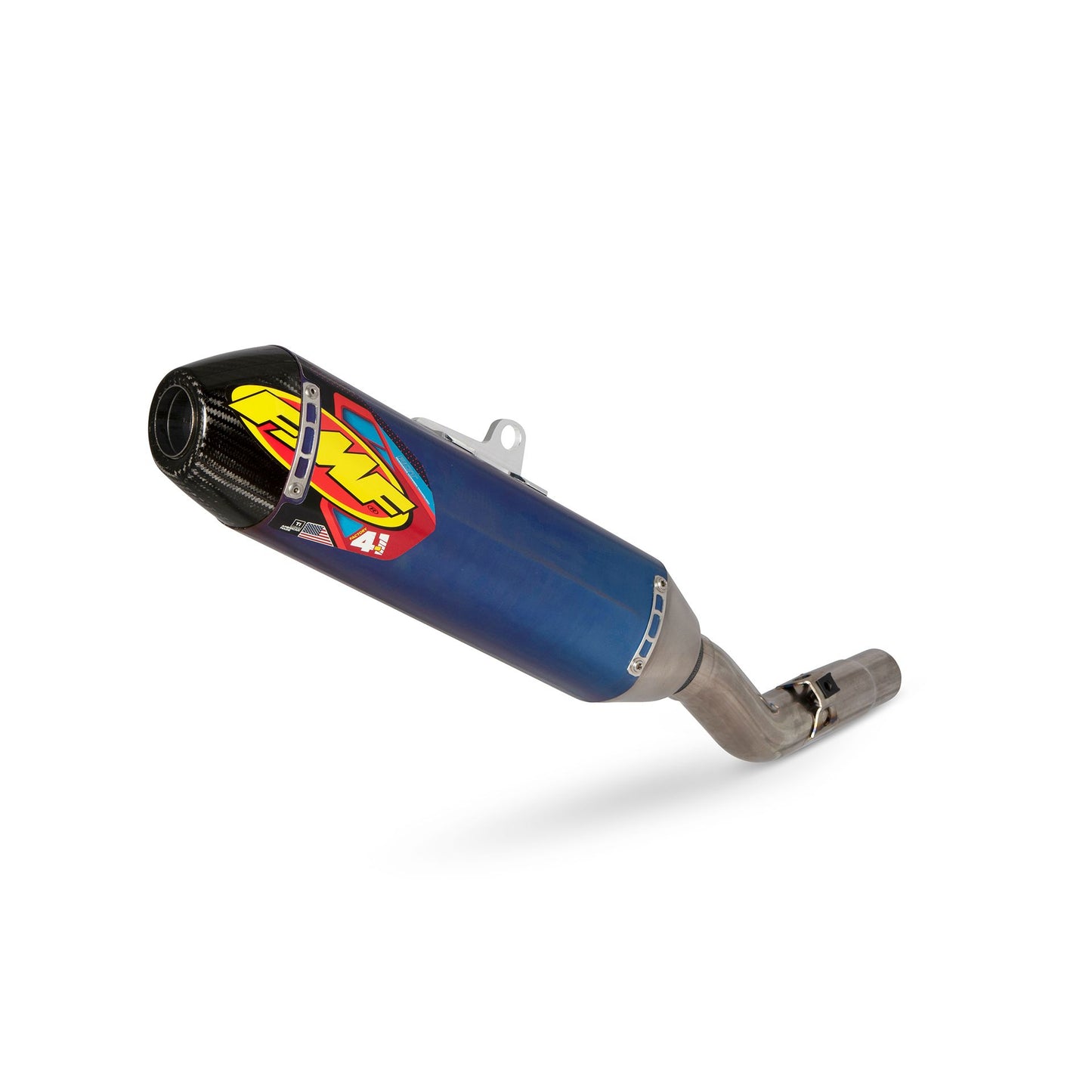 Factory 4.1 Rct Slip On Mflr Ano Titanium W/R. Carbon Cap