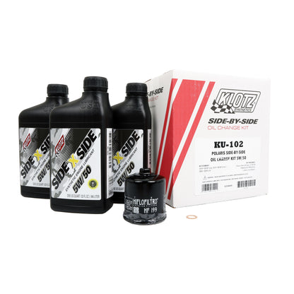 Sidexside Oil Change Kit 5w50 /W Oil Filter Pol