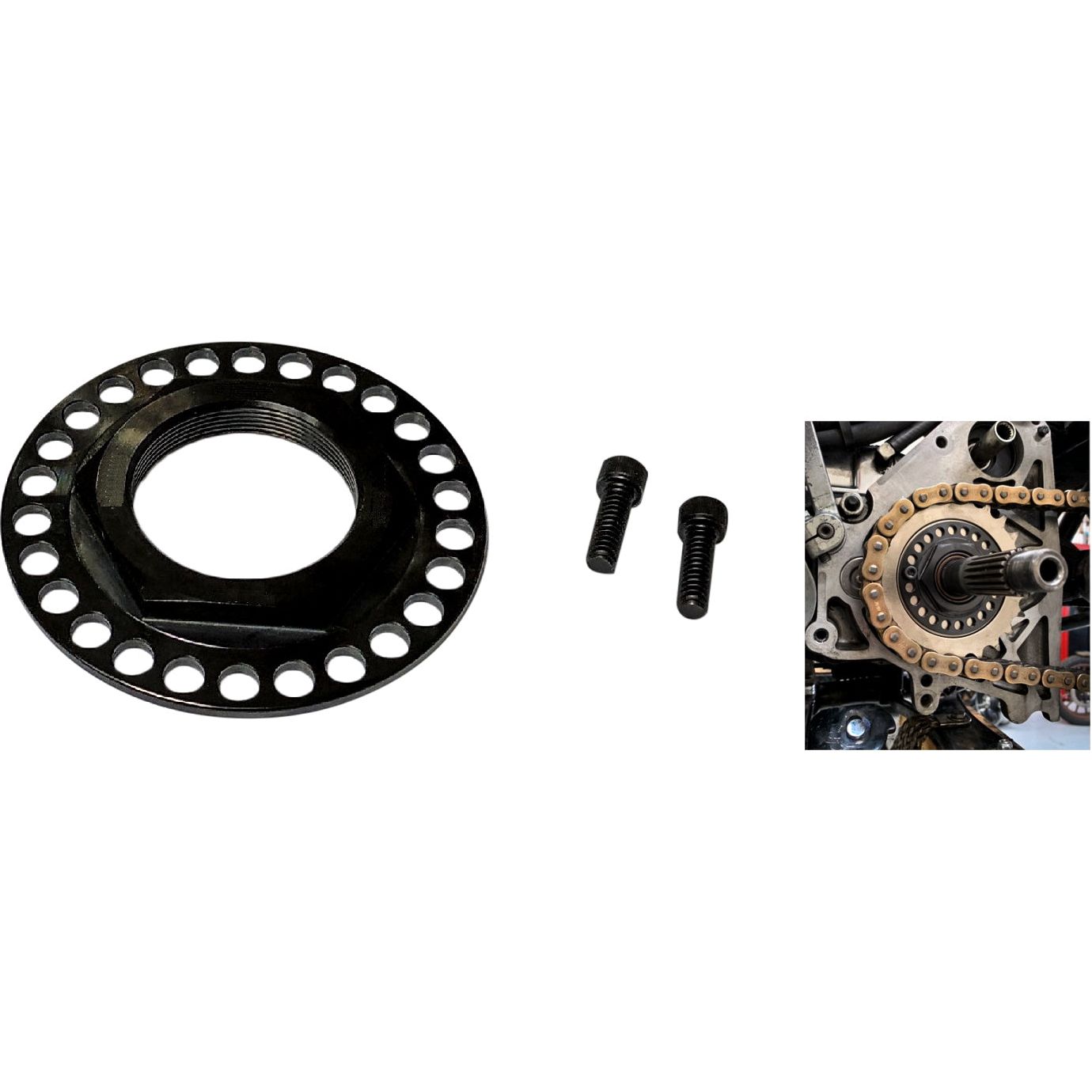 Sprocket Lock Nut Kit `93 Up Xl `93 06 Bt