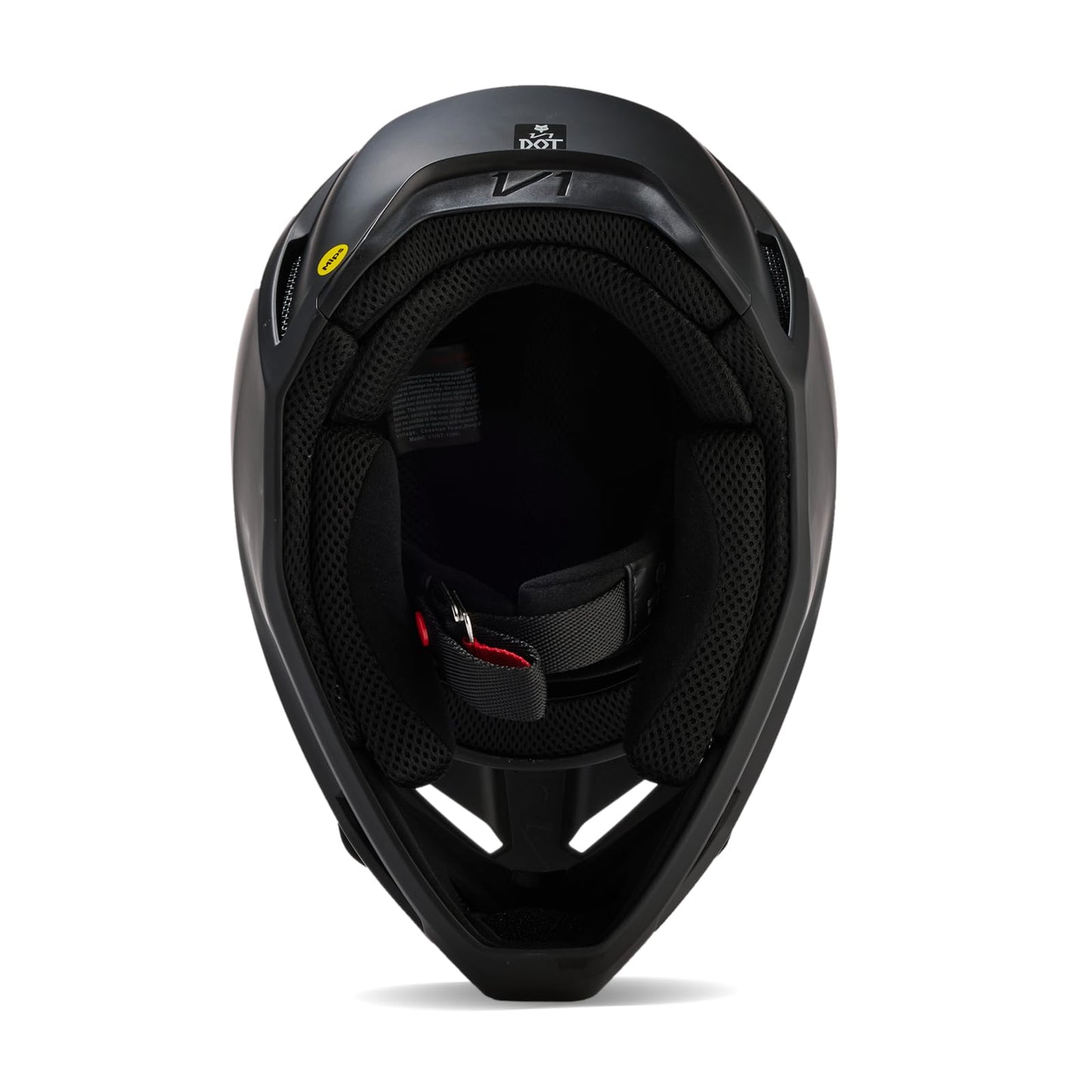 Fox Racing V1 MOTOCROSS HELMET, MATTE BLACK, X-Small