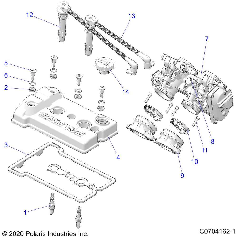 
                      
                        Polaris RZR Throttle Body Assembly, Genuine OEM Part 1205676, Qty 1
                      
                    