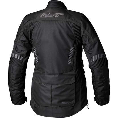 Ladies Maverick Evo Ce Jacket Black/Black Textile Sm