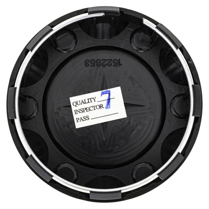 Polaris RZR Rim Cap, Flash Black, Genuine OEM Part 1522853-655, Qty 1