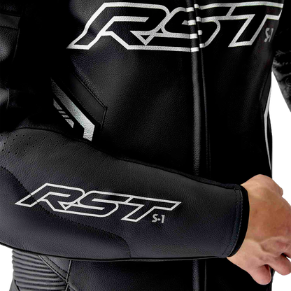 S1 D3o Suit Blk/Whi Leather 3x