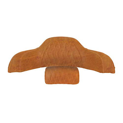 Indian Motorcycle Genuine Leather Quilted Trunk Passenger Backrest Pad - 2880284-06