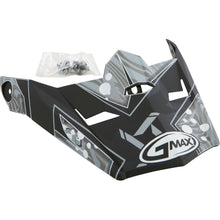 Visor W/Screws Hooper Mx 46y Matte Black/Dark Silver Ys Yl