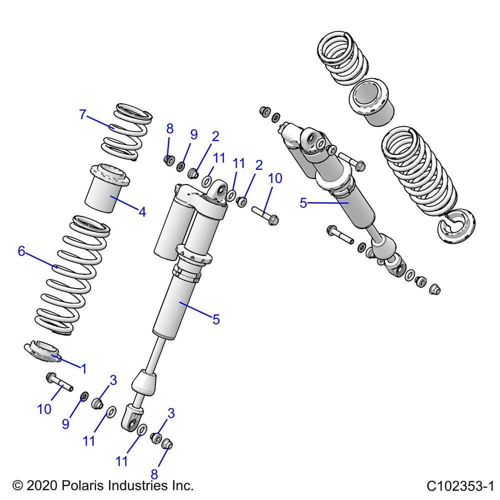 
                      
                        Polaris ATV Spring-RR,55, PRM Triple adj,t,rd, Genuine OEM Part 7045173-293, Qty 1
                      
                    