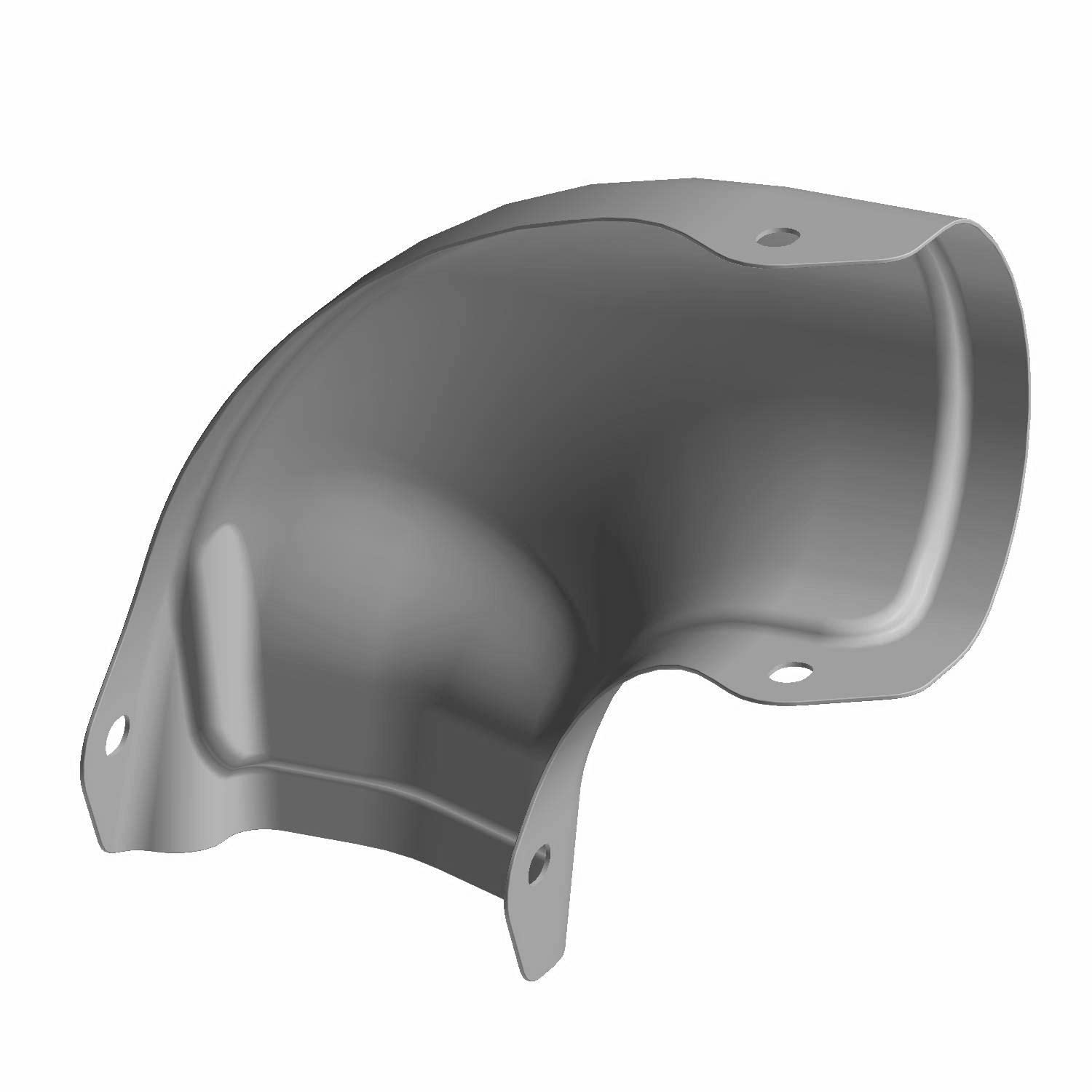Polaris RZR Heat Shield, Headpipe, Front, Lower, Genuine OEM Part 5266760, Qty 1