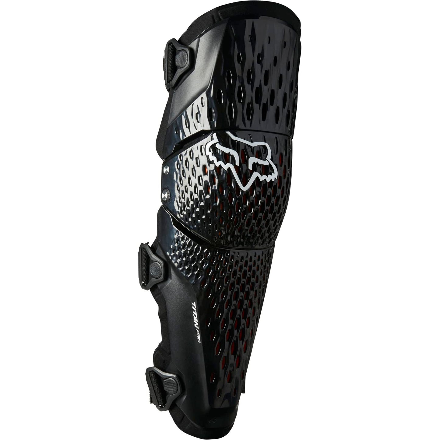 Fox Racing mens TITAN PRO D3O MOTOCROSS KNEE GUARD, CE CERT,Black,S/M