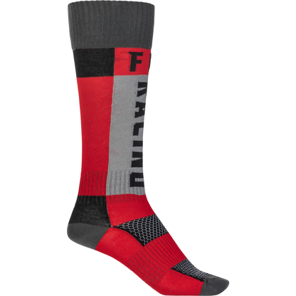 Mx Socks Thick Red/Grey Sm/Md