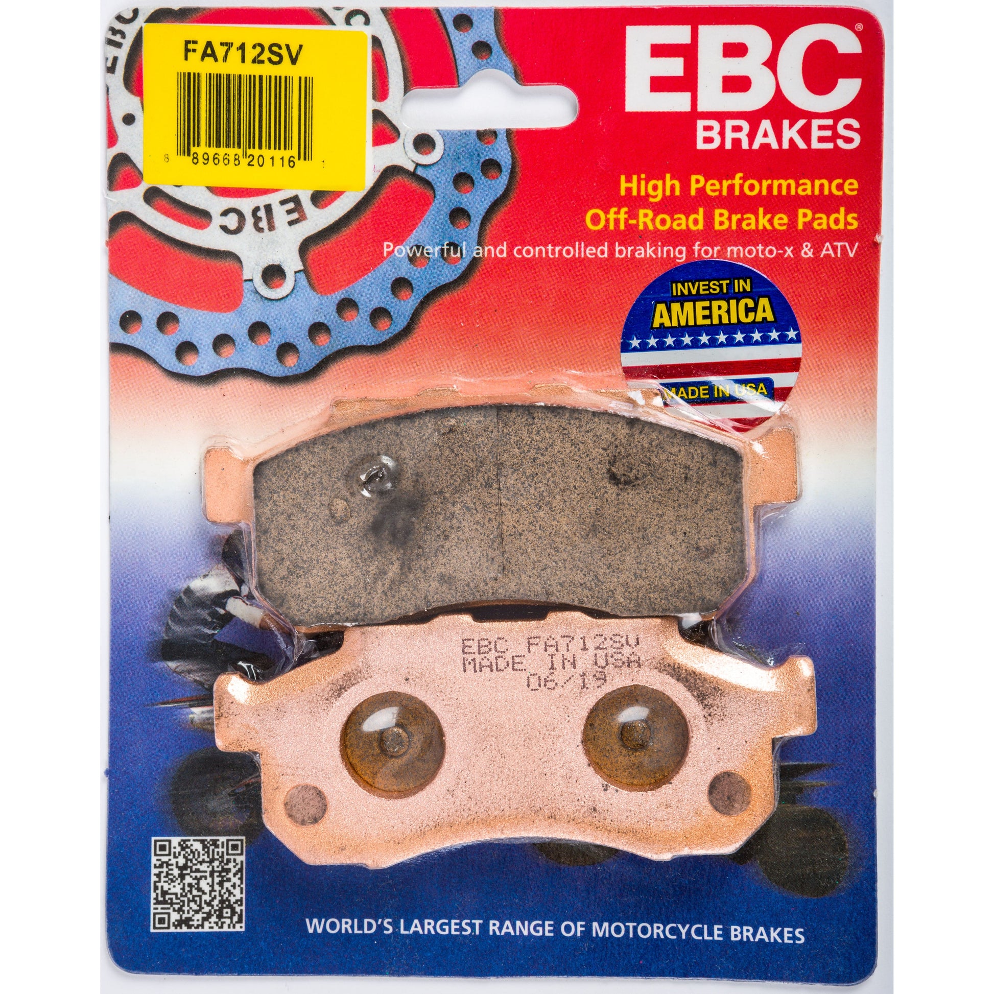 Brake Pads Fa712sv Severe Duty Sv Series
