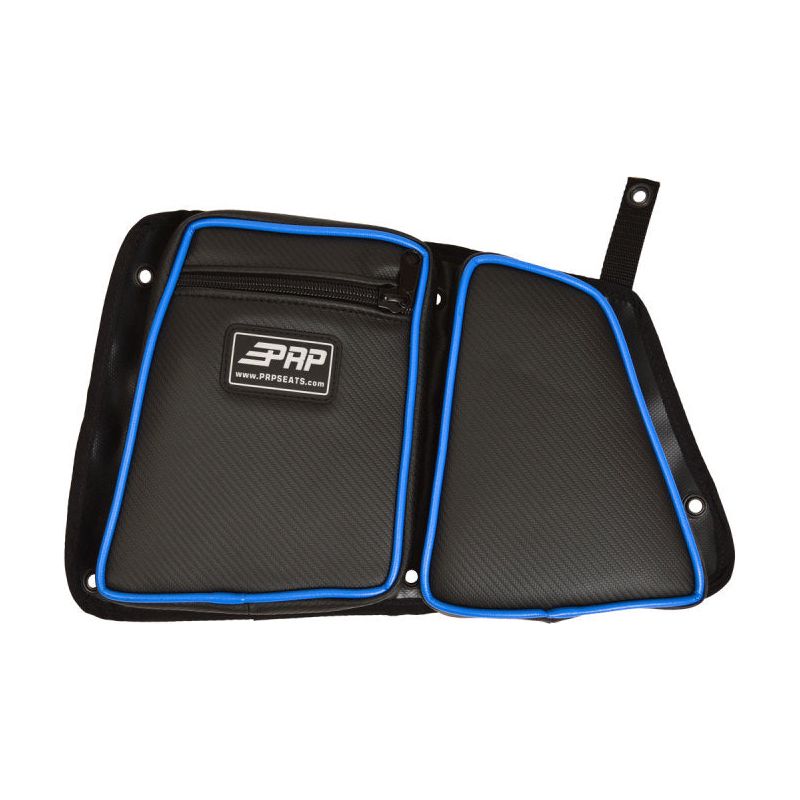 PRP Polaris RZR Rear Door Bag with Knee Pad for Polaris RZR (Driver Side)- Blue
