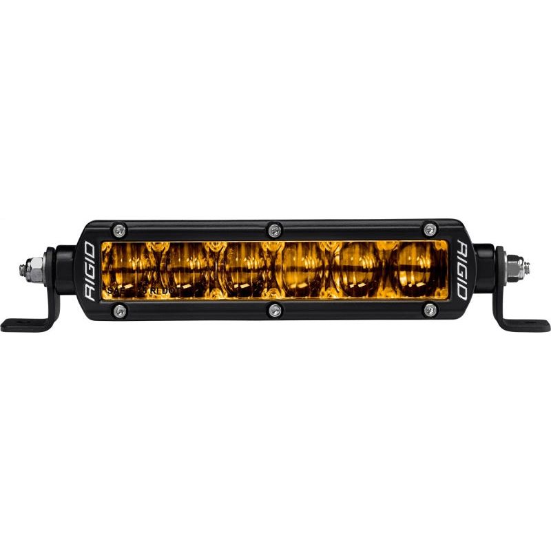 Rigid Industries 6in SR-Series Pro Dot / SAE Fog Lights (Pair) - Selective Yellow