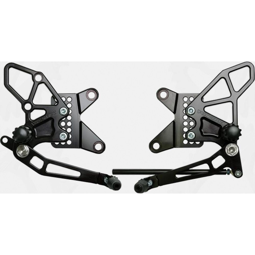 Rear Set Complete Blk Kaw
